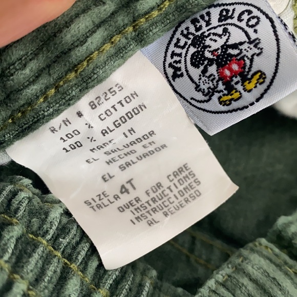 Disney vintage corduroy boys pants size 4T - Picture 3 of 10